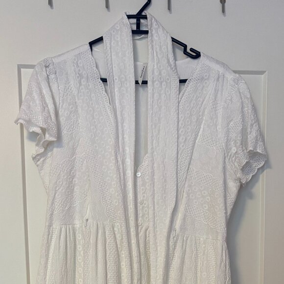 Seraphine Maternity to Nursing Midi Dress - Picture 1 of 3